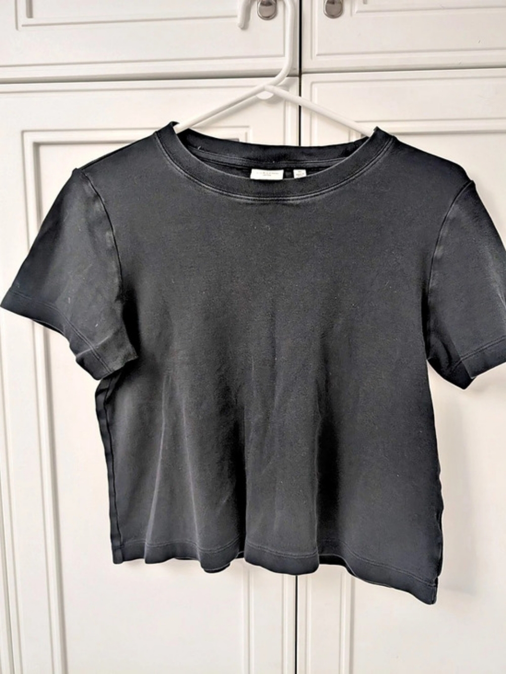 Babaton Contour Short Sleeve Tee in Black Size Medium